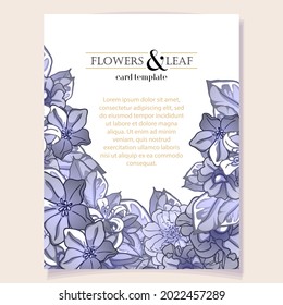 Romantic wedding invitation card. Wedding, marriage, bridal, birthday, Valentine's day.