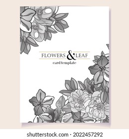 Romantic wedding invitation card. Wedding, marriage, bridal, birthday, Valentine's day.