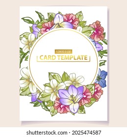 Romantic wedding invitation card. Wedding, marriage, bridal, birthday, Valentine's day.