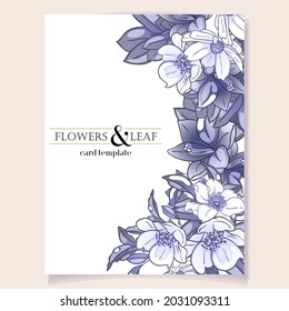 Romantic wedding invitation card. Wedding, marriage, bridal, birthday, Valentine's day.