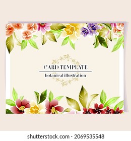 Romantic wedding invitation card. Wedding, marriage, bridal, birthday, Valentine's day.