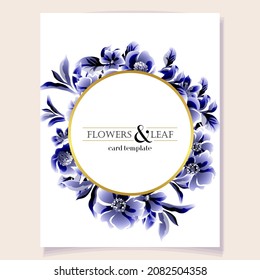 Romantic wedding invitation card. Wedding, marriage, bridal, birthday, Valentine's day.