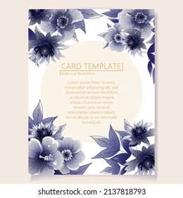 Romantic wedding invitation card. Wedding, marriage, bridal, birthday, Valentine's day.