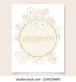 Romantic wedding invitation card. Wedding, marriage, bridal, birthday, Valentine's day.