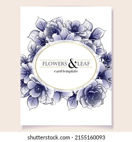 Romantic wedding invitation card. Wedding, marriage, bridal, birthday, Valentine's day.
