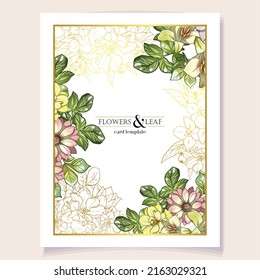 Romantic wedding invitation card. Wedding, marriage, bridal, birthday, Valentine's day.