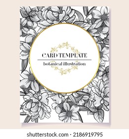 Romantic wedding invitation card. Wedding, marriage, bridal, birthday, Valentine's day.