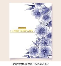 Romantic wedding invitation card. Wedding, marriage, bridal, birthday, Valentine's day.
