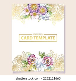 Tarjeta romántica de invitación a la boda. Boda, matrimonio, novia, cumpleaños, día de San Valentín.