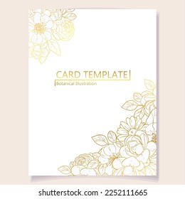 Romantic wedding invitation card. Wedding, marriage, bridal, birthday, Valentine's day.