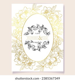 Romantic wedding invitation card. Wedding, marriage, bridal, birthday, Valentine's day.