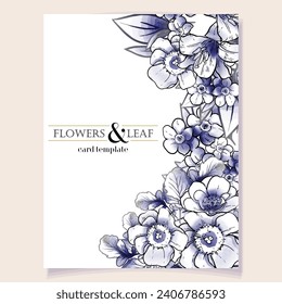 Romantic wedding invitation card. Wedding, marriage, bridal, birthday, Valentine's day.