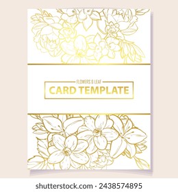 Romantic wedding invitation card. Wedding, marriage, bridal, birthday, Valentine's day.