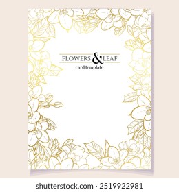 Romantic wedding invitation card. Wedding, marriage, bridal, birthday, Valentine's day.