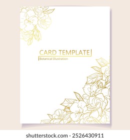 Romantic wedding invitation card. Wedding, marriage, bridal, birthday, Valentine's day.