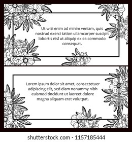 Romantic wedding invitation card suite. Wedding, marriage, bridal, birthday, Valentine's day.
