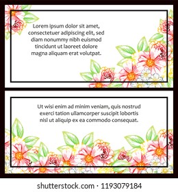 Romantic wedding invitation card suite. Wedding, marriage, bridal, birthday, Valentine's day.