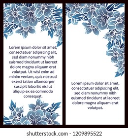 Romantic wedding invitation card suite. Wedding, marriage, bridal, birthday, Valentine's day.