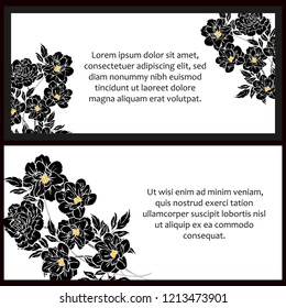 Romantic wedding invitation card suite. Wedding, marriage, bridal, birthday, Valentine's day.