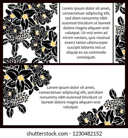 Romantic wedding invitation card suite. Wedding, marriage, bridal, birthday, Valentine's day.