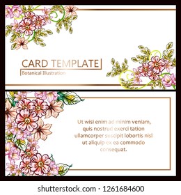 Romantic wedding invitation card suite. Wedding, marriage, bridal, birthday, Valentine's day.