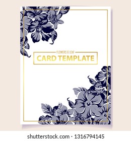 Romantic wedding invitation card suite. Wedding, marriage, bridal, birthday, Valentine's day.