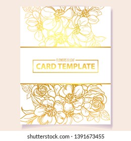 Romantic wedding invitation card suite. Wedding, marriage, bridal, birthday, Valentine's day.