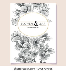 Romantic wedding invitation card suite. Wedding, marriage, bridal, birthday, Valentine's day.