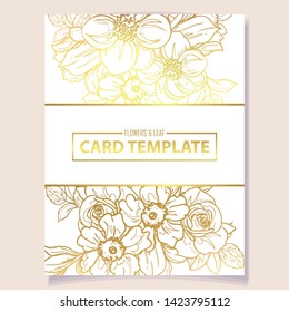 Romantic wedding invitation card suite. Wedding, marriage, bridal, birthday, Valentine's day.