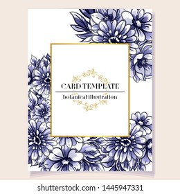 Romantic wedding invitation card suite. Wedding, marriage, bridal, birthday, Valentine's day.