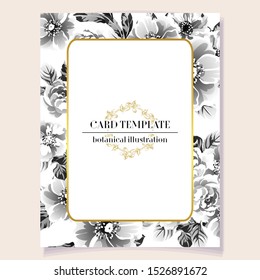 Romantic wedding invitation card suite. Wedding, marriage, bridal, birthday, Valentine's day.