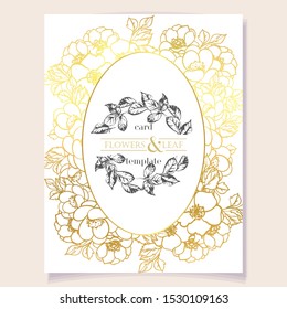 Romantic wedding invitation card suite. Wedding, marriage, bridal, birthday, Valentine's day.