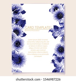 Romantic wedding invitation card suite. Wedding, marriage, bridal, birthday, Valentine's day.