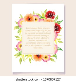 Romantic wedding invitation card suite. Wedding, marriage, bridal, birthday, Valentine's day.