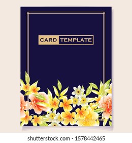 Romantic wedding invitation card suite. Wedding, marriage, bridal, birthday, Valentine's day.