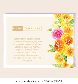 Romantic wedding invitation card suite. Wedding, marriage, bridal, birthday, Valentine's day.