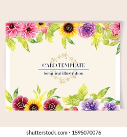 Romantic wedding invitation card suite. Wedding, marriage, bridal, birthday, Valentine's day.