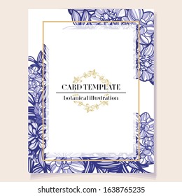 Romantic wedding invitation card suite. Wedding, marriage, bridal, birthday, Valentine's day.