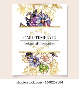 Romantic wedding invitation card suite. Wedding, marriage, bridal, birthday, Valentine's day.