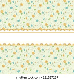 Romantic yellow scrapbooking with text for invitation, greeting, happy birthday, label, postcard, frame, baby seamless, child posrcard, children pattern, clip art, holiday, gift vector eps 8