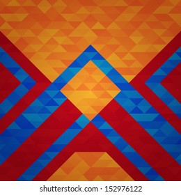 Romb Background. Vector Illustration