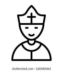 The bishop of rome图标u2014u2014免费下载矢量图，PNG、SVG、GIF