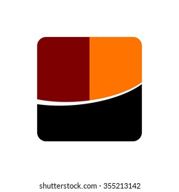rome button logo vector.