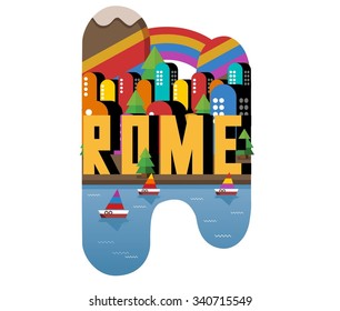 Rome city in italy is a beautiful destination to visit for tourism.