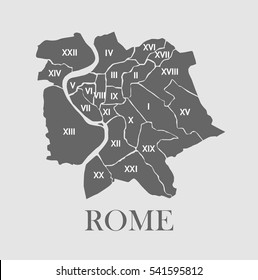 Rome map