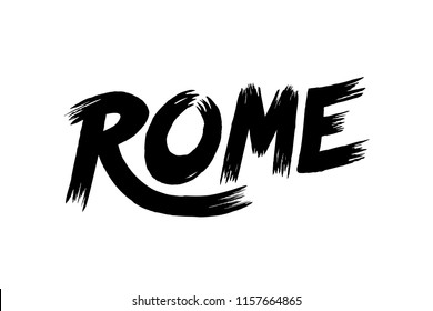 Rome typography design vector, for t-shirt, poster and other uses