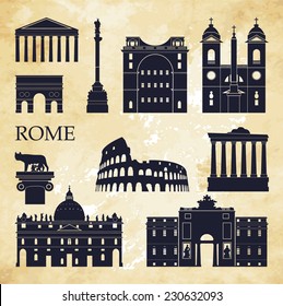 Rome. Vector Illustration