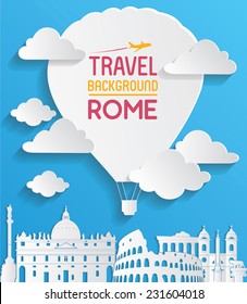 Rome. Vector illustration