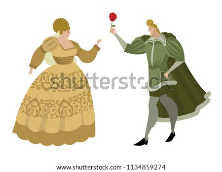 romeo and juliet with a flower
