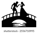 Romeo and Juliet Vector Couple Art
